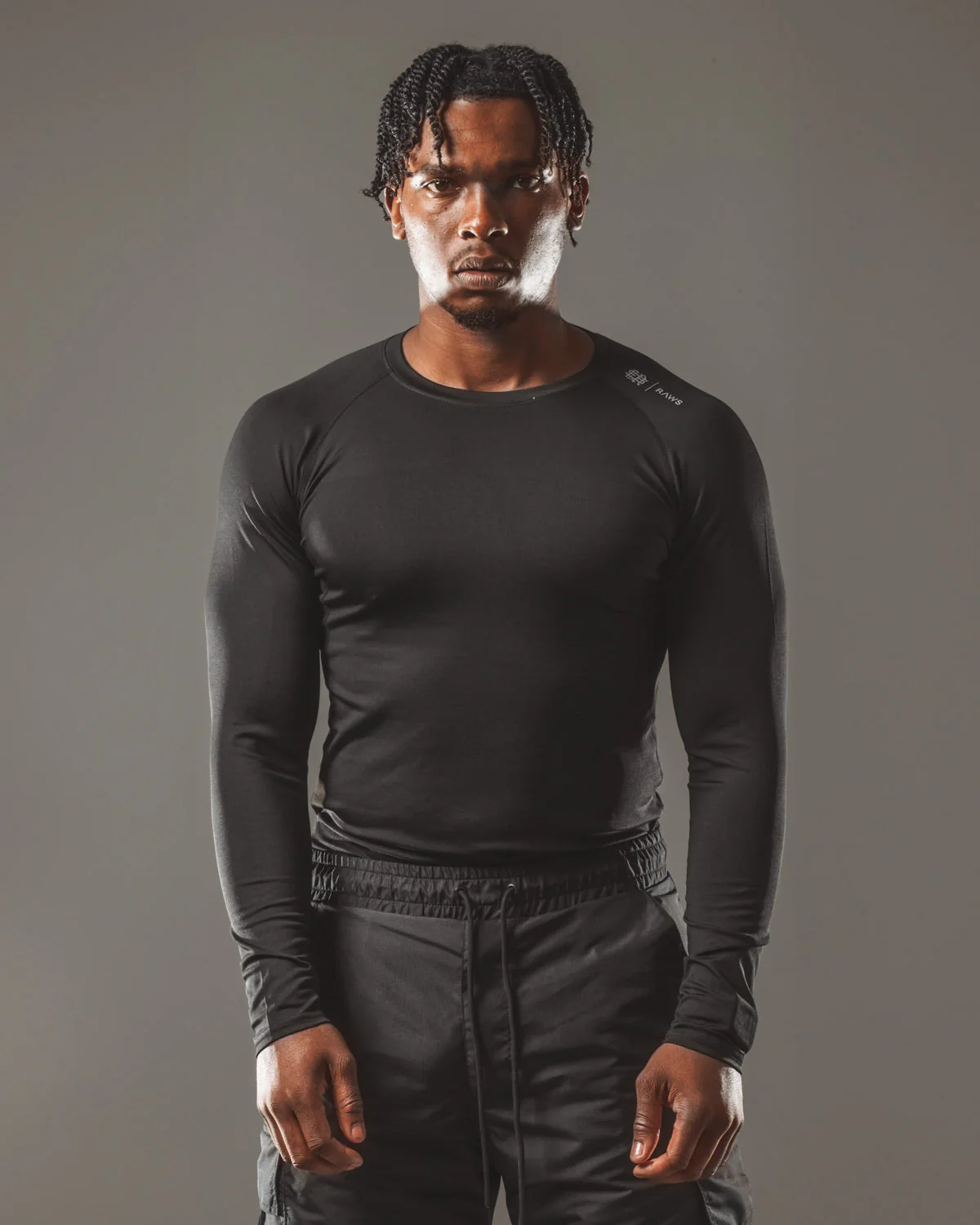 Long Sleeve Base Layer : Black RAWS Terrain x [PERFORMANCE] - Image 3