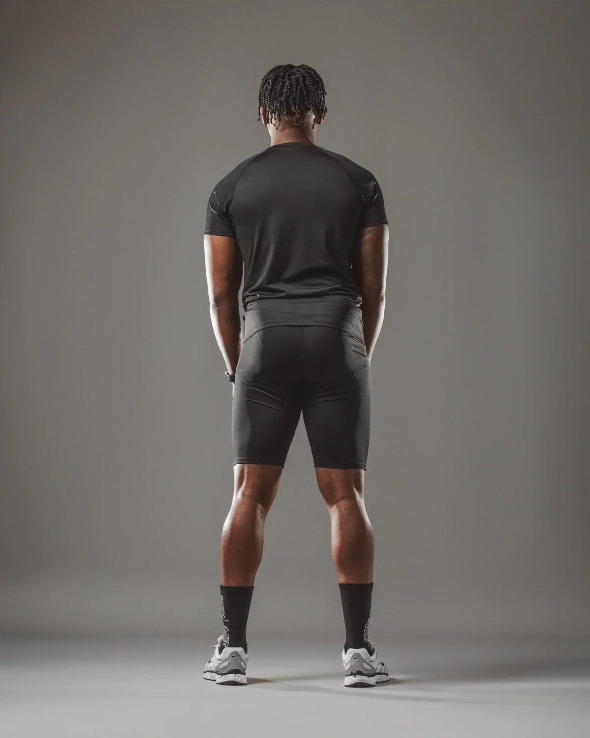 Short Sleeve Compression T-Shirt : BLACK : [PERFORMANCE] - Image 5