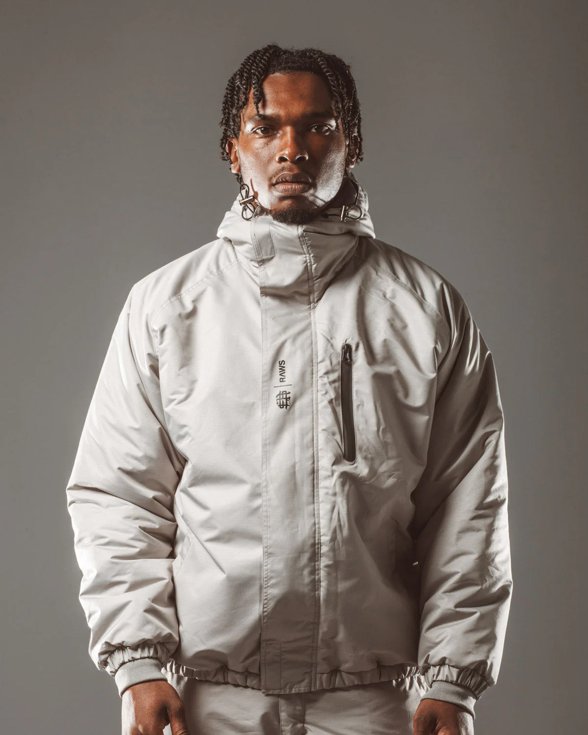 RAWS Ski Jacket : Silver - Image 3