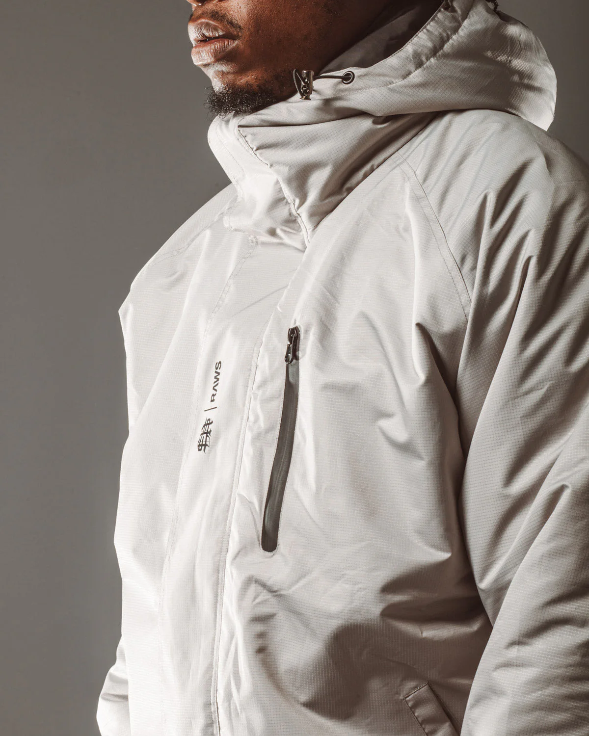 RAWS Ski Jacket : Silver - Image 4